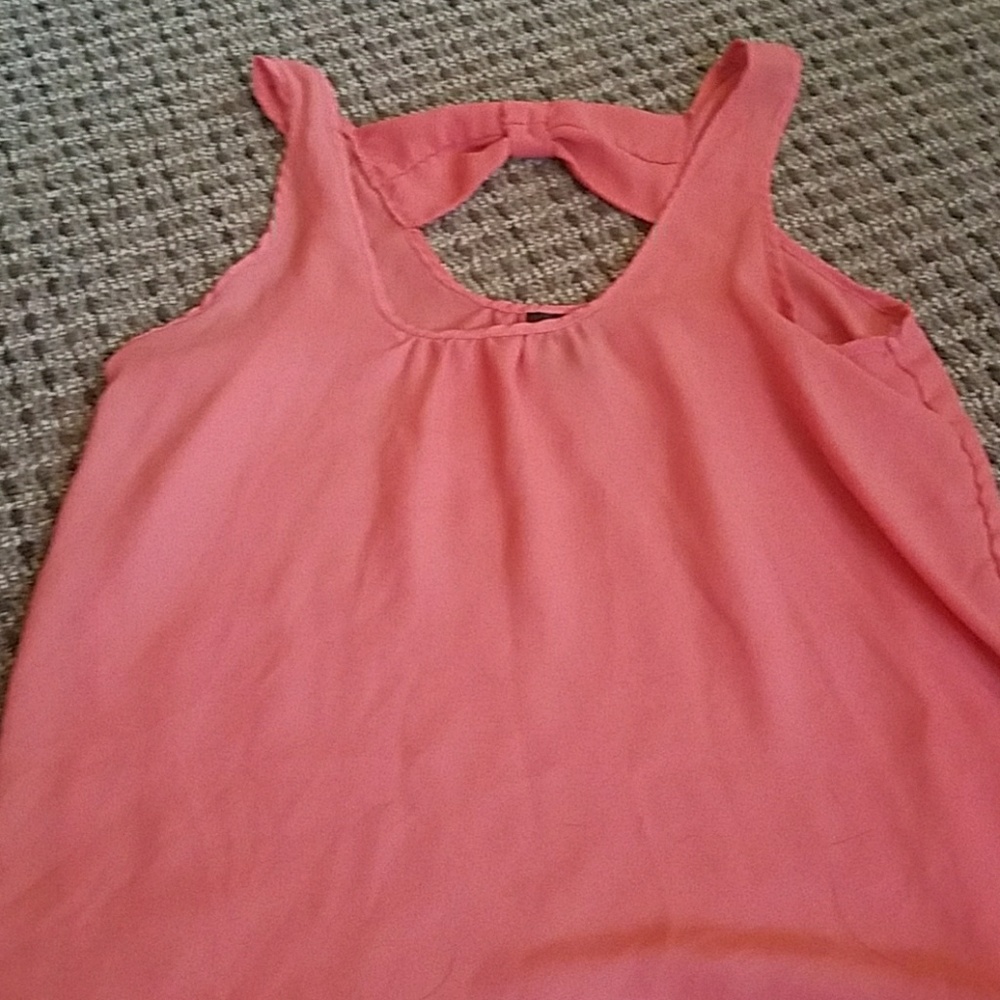 Open Back Tank Top